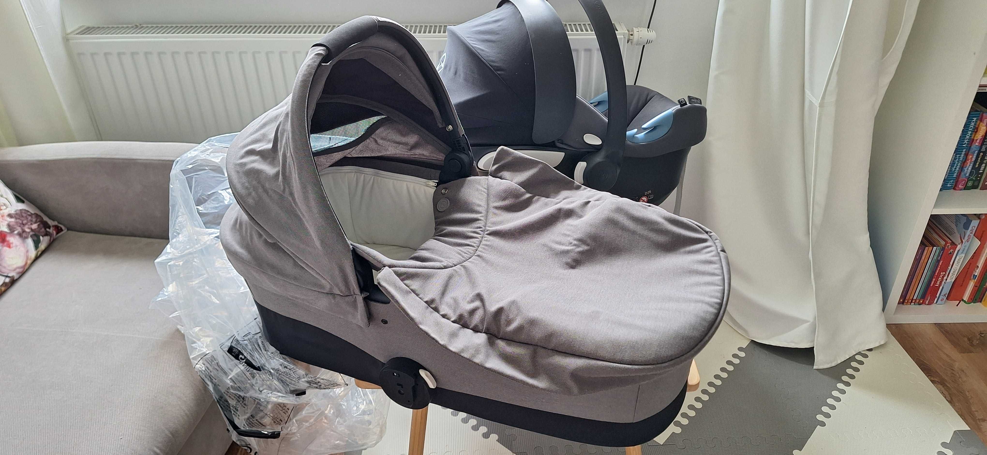CYBEX BALIOS S LUX  wózek 3w1 z fotelikiem  Cybex Aton 5