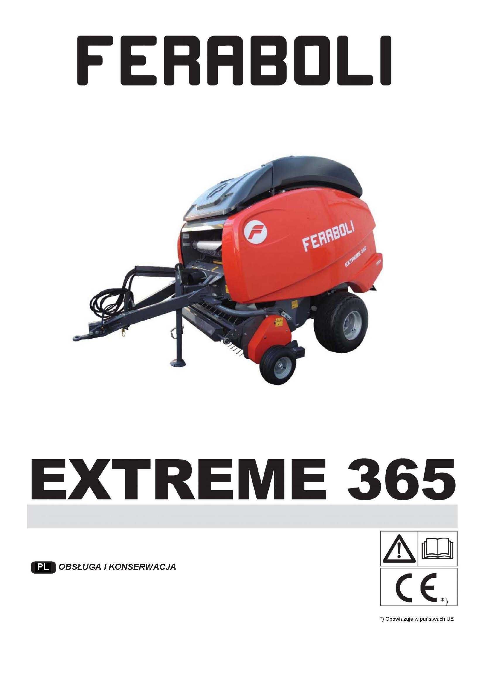 Instrukcja obsługi FERABOLI EXTREME  365
