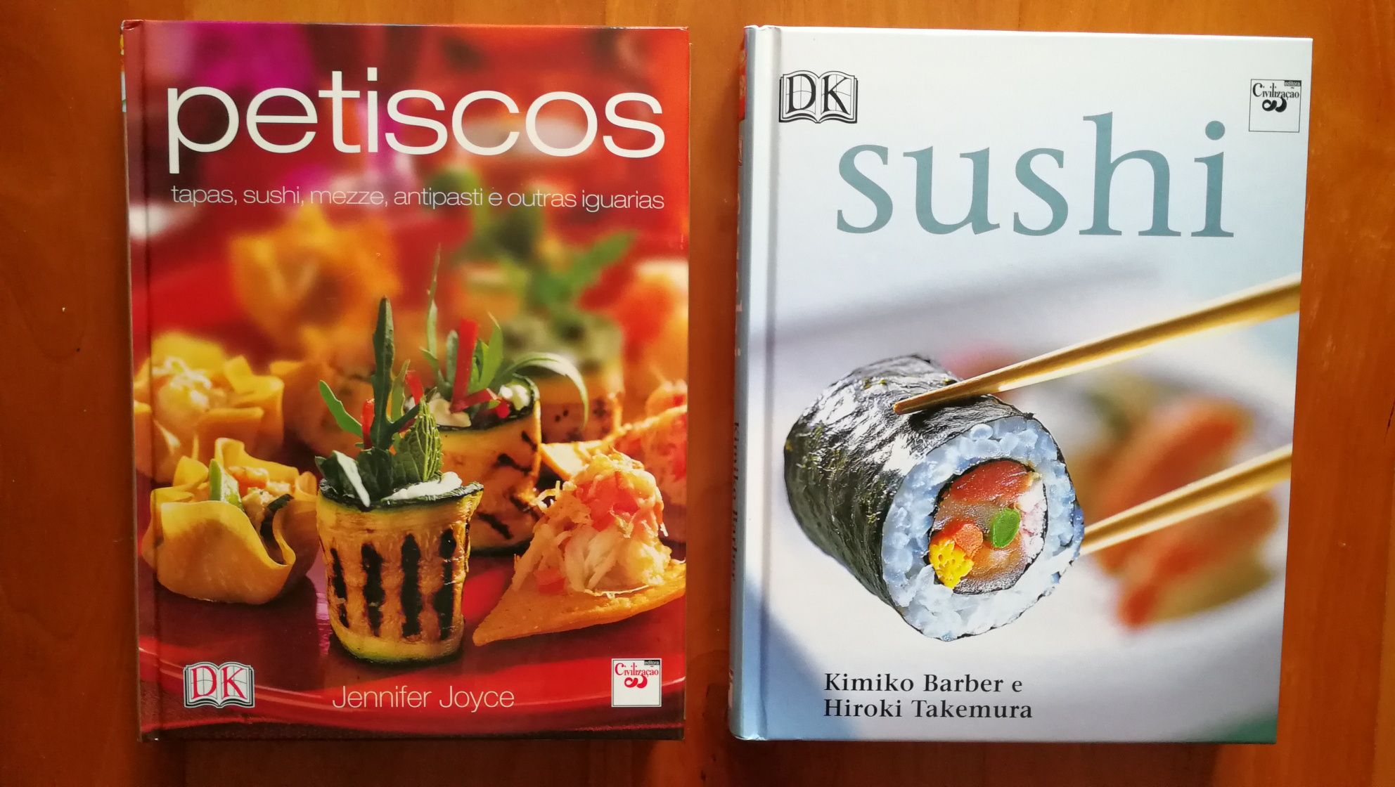 NOVOS l Livros Sushi e Petiscos