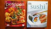 NOVOS l Livros Sushi e Petiscos