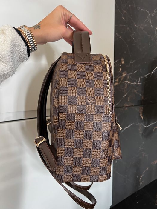 Жіночий рюкзак Louis Vuitton шахматка женский рюкзак луи виттон сумка