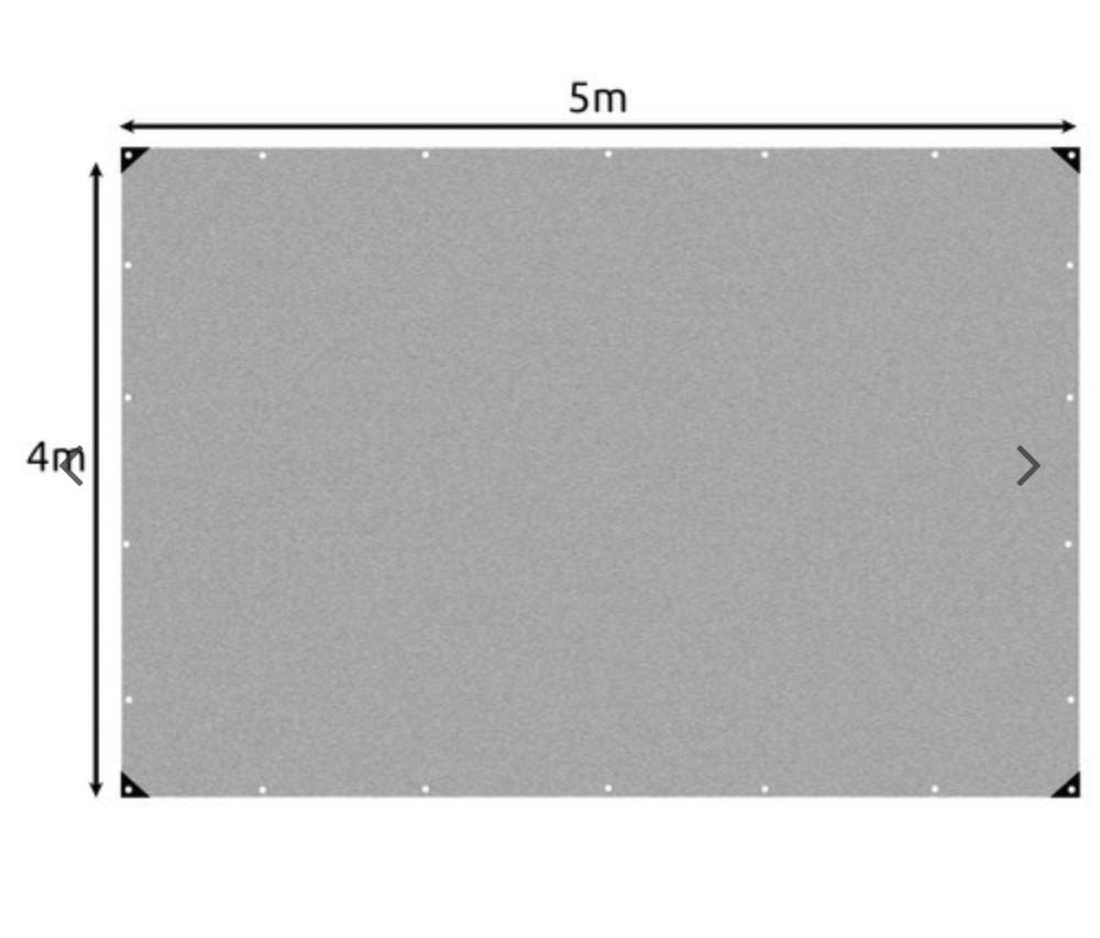 Plandeka mocna gruba 4x5 metrów