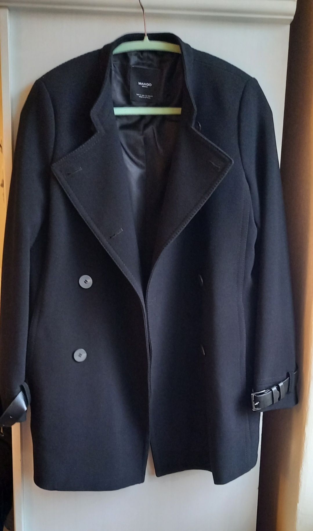 Płaszcz wiosenny Mohito, S, czarny, używany