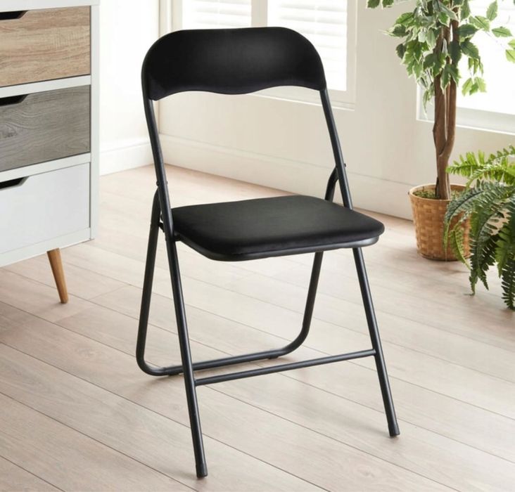 4x Krzesło Składane Ogrodowe Cateringowe Turystyczne Zestaw Krzeseł