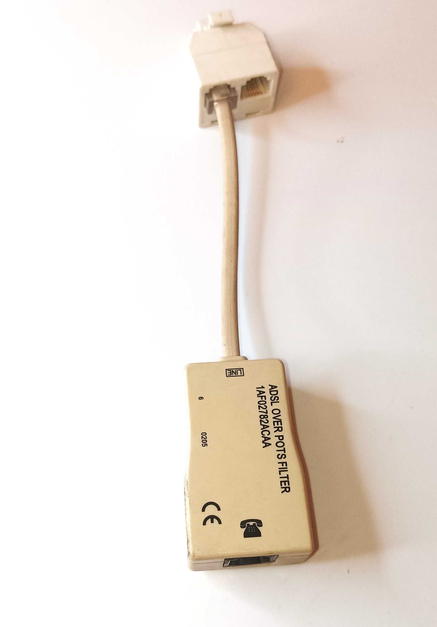 Mikrofiltr SPEEDTOUCH line kabel ADSL 1AF02782ACAA + Rozdzielacz ADSL