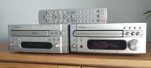 Wieża Denon RCD M33 i DRR M33,amplituner z CD,magnetofon,pilot