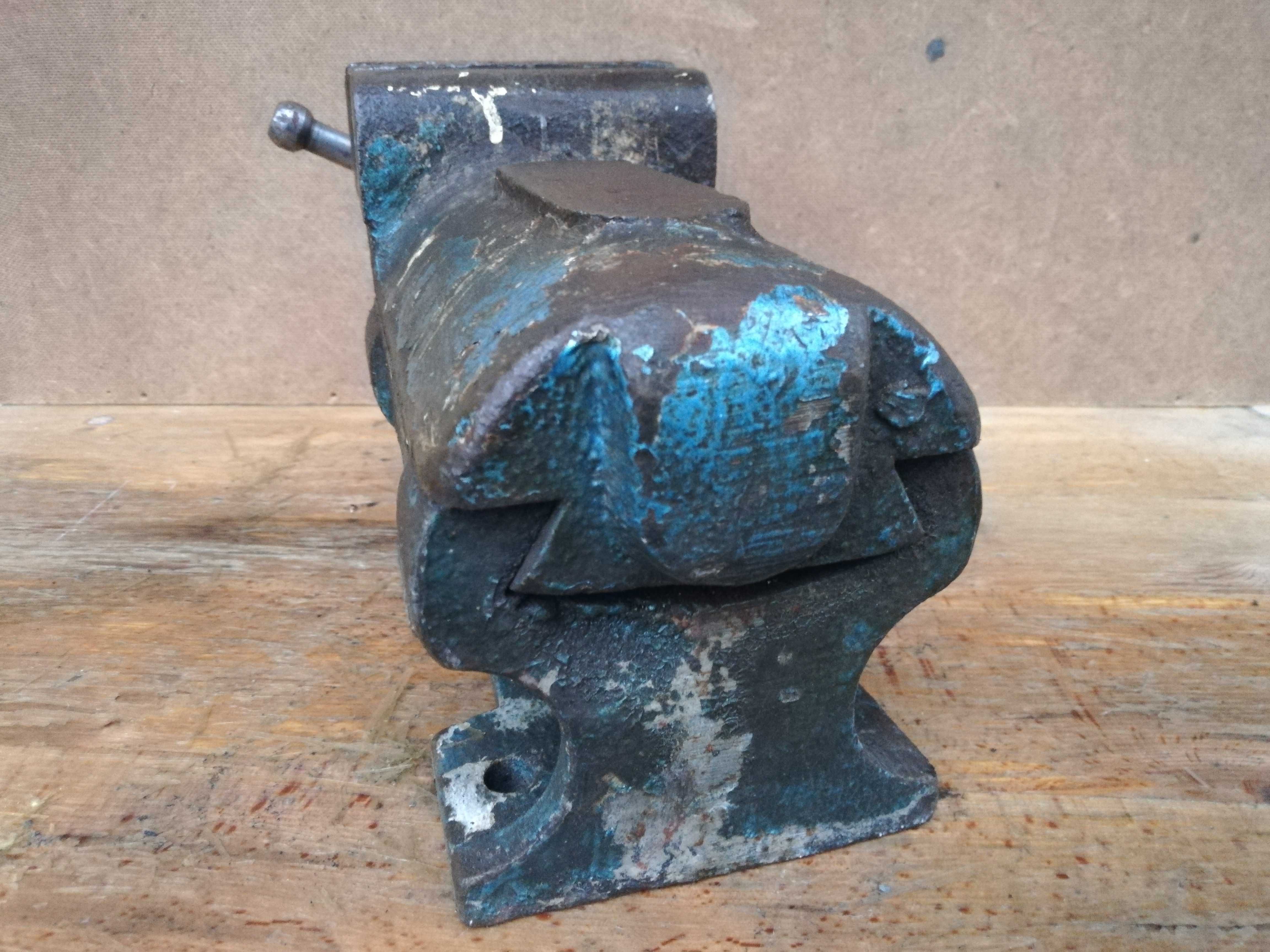 Imadło 120 mm niemieckie DDR ślusarskie warsztatowe 22 kg