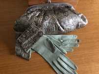 Clutch com luvas a condizer