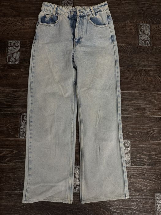 джинсы, штаны, прямые джинсы, джинсы клеш, прямі джинси сині