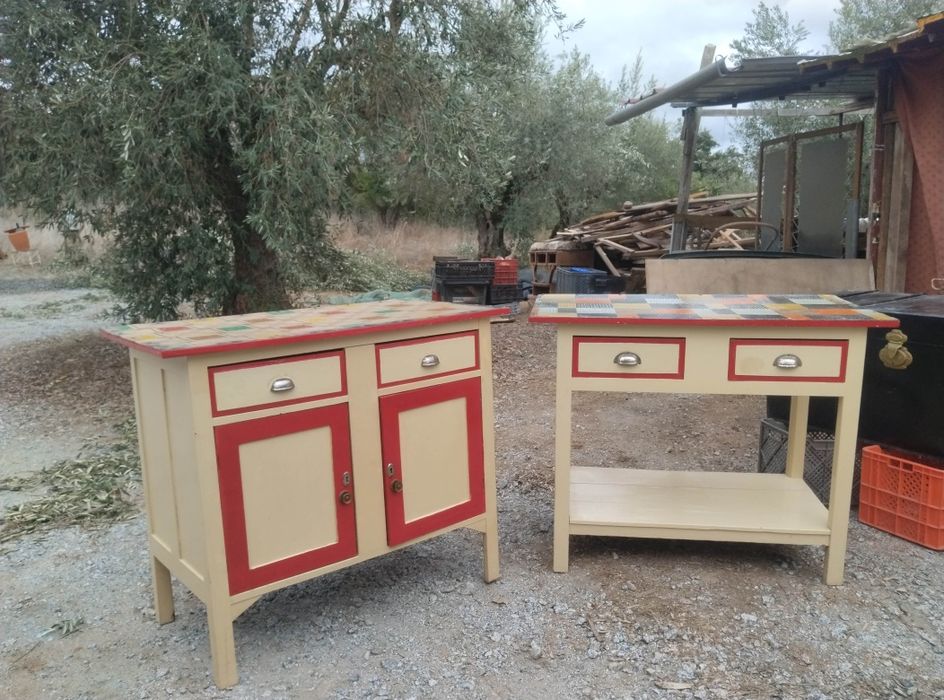 2 mesas típicas originais alentejanas