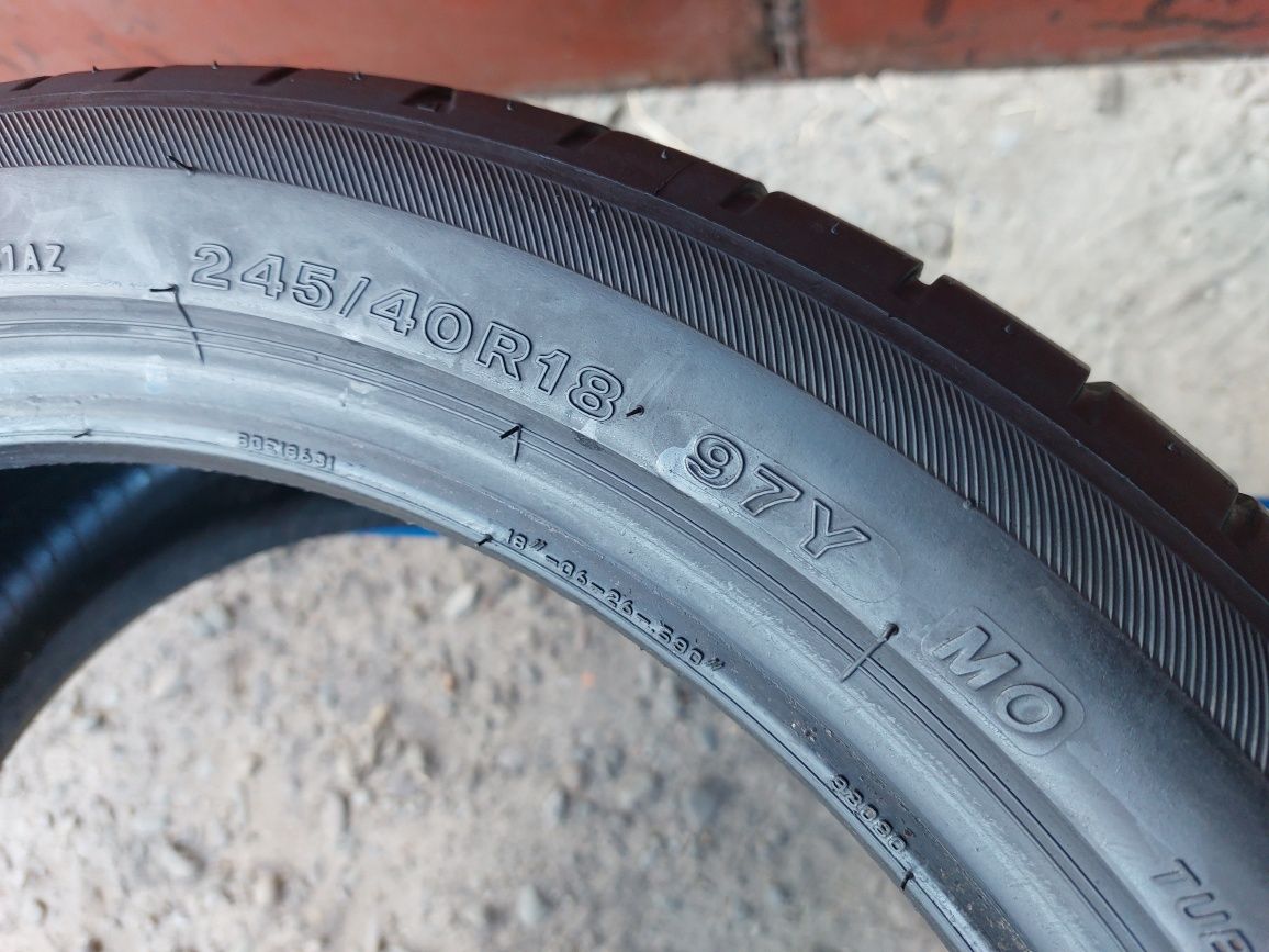 245/40/18 R18 Bridgestone Potenza S001 2шт ціна за 1шт літо шини