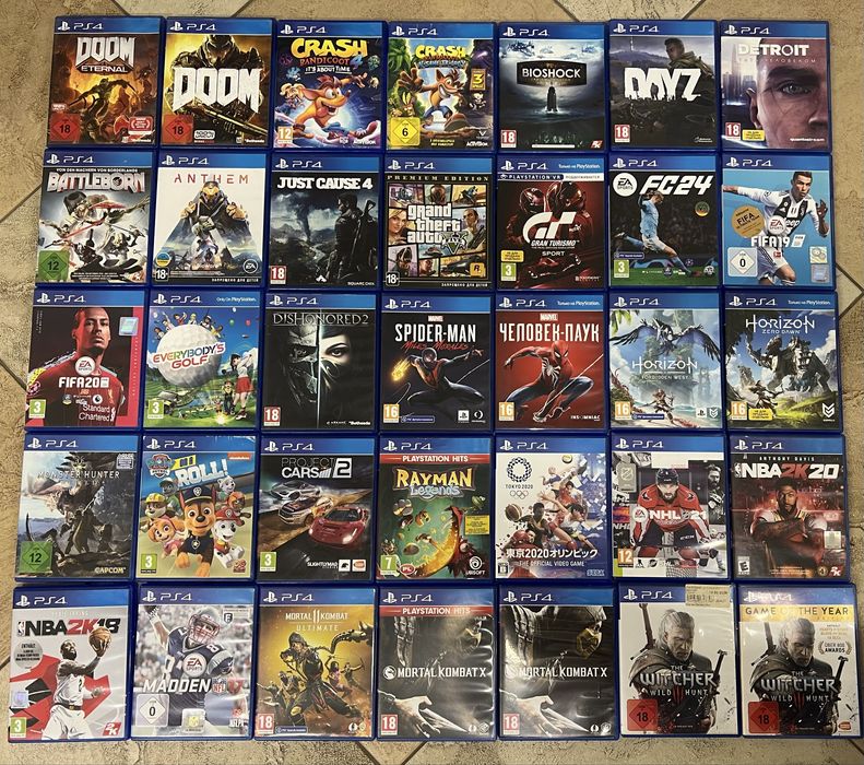 Игры playstation 4 / PS 4 / PS5 / Диски  playstation 5 игры для приста