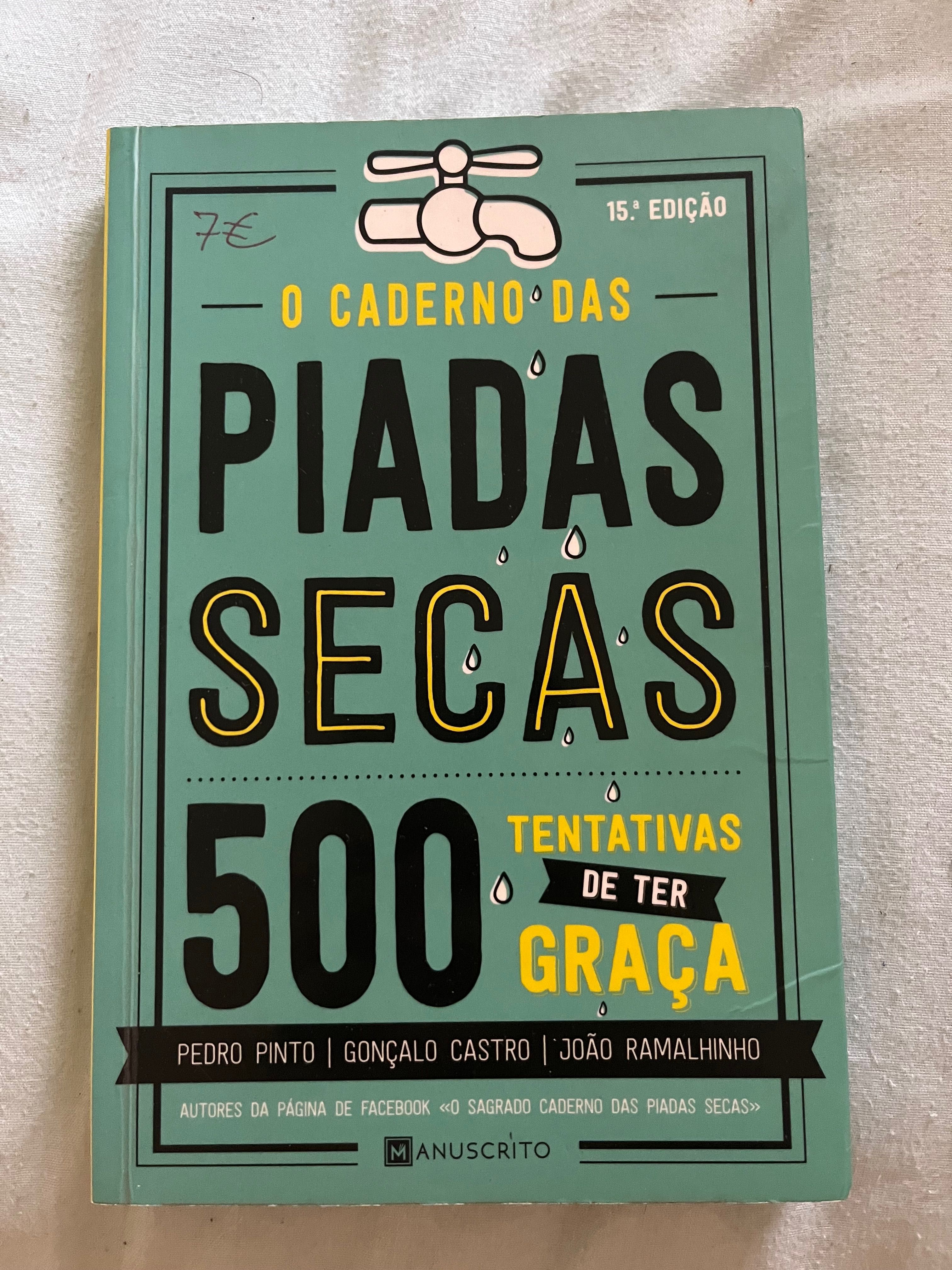 Livro Piadas Secas