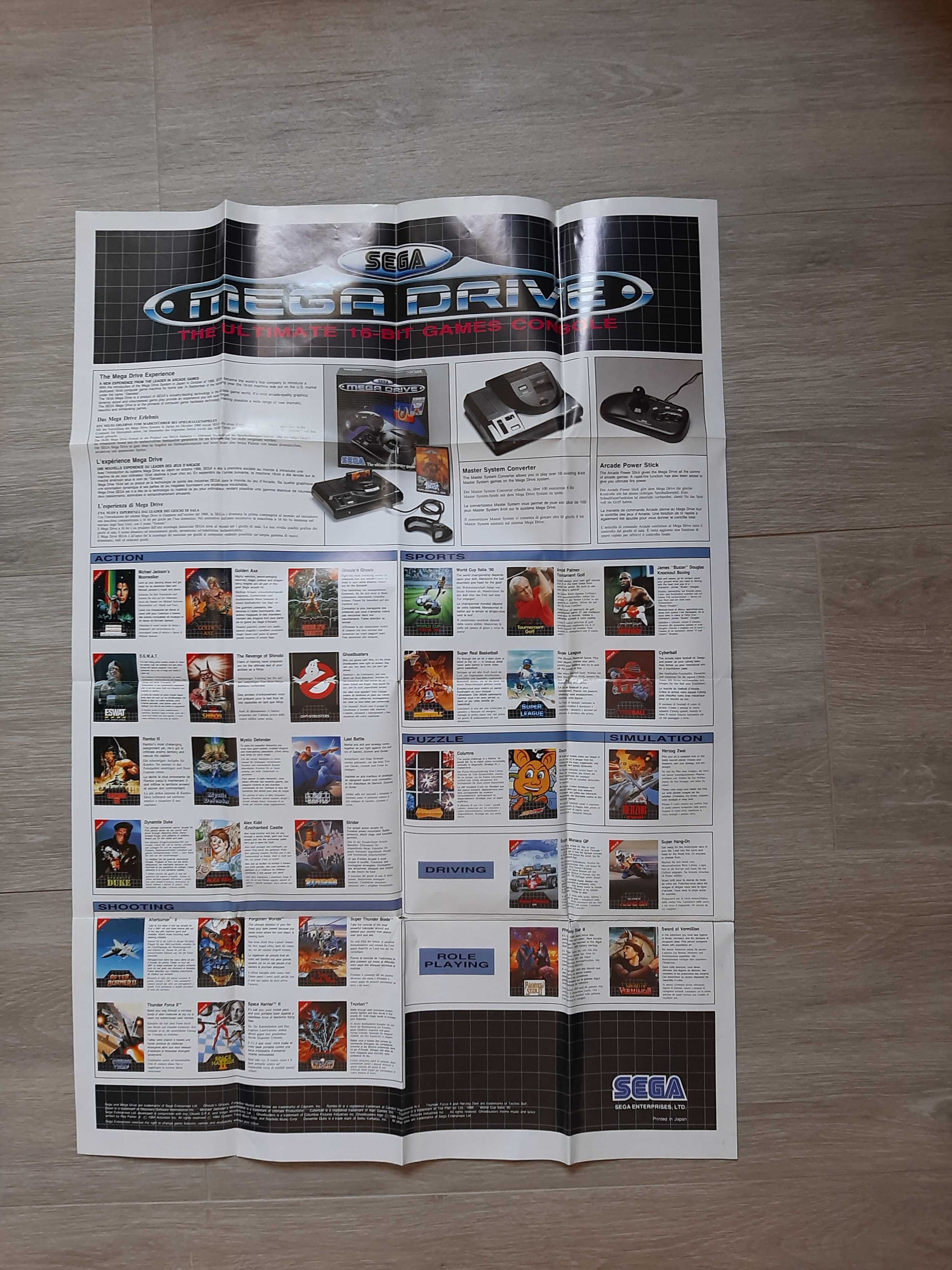 Poster Sega Mega Drive