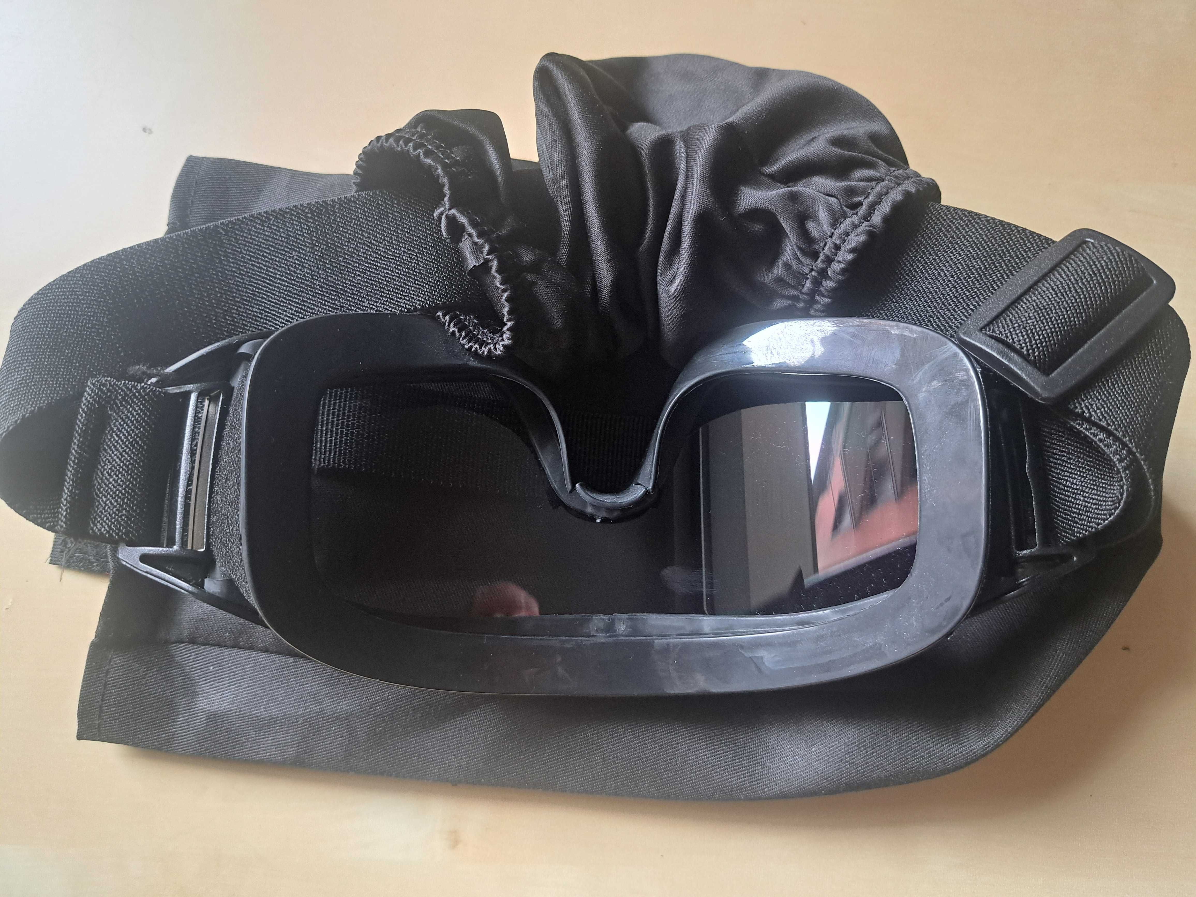 Gogle taktyczne Czarne [Airsoft/ASG]