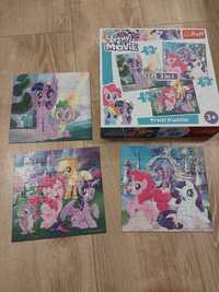 Puzzle My little pony Movie 3w1 3+