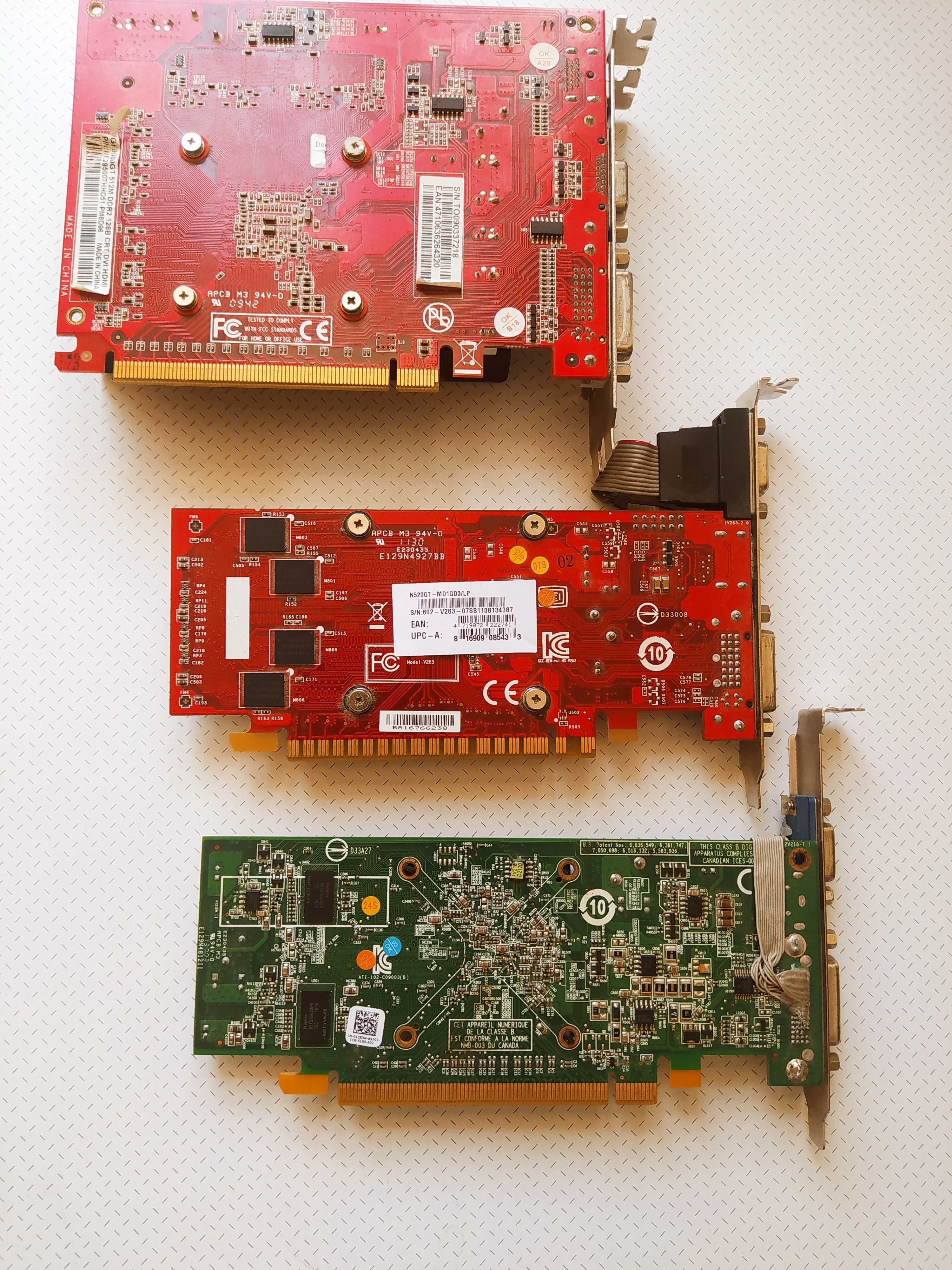 Відеокарта 9500 GT, GT 520, HD 5450