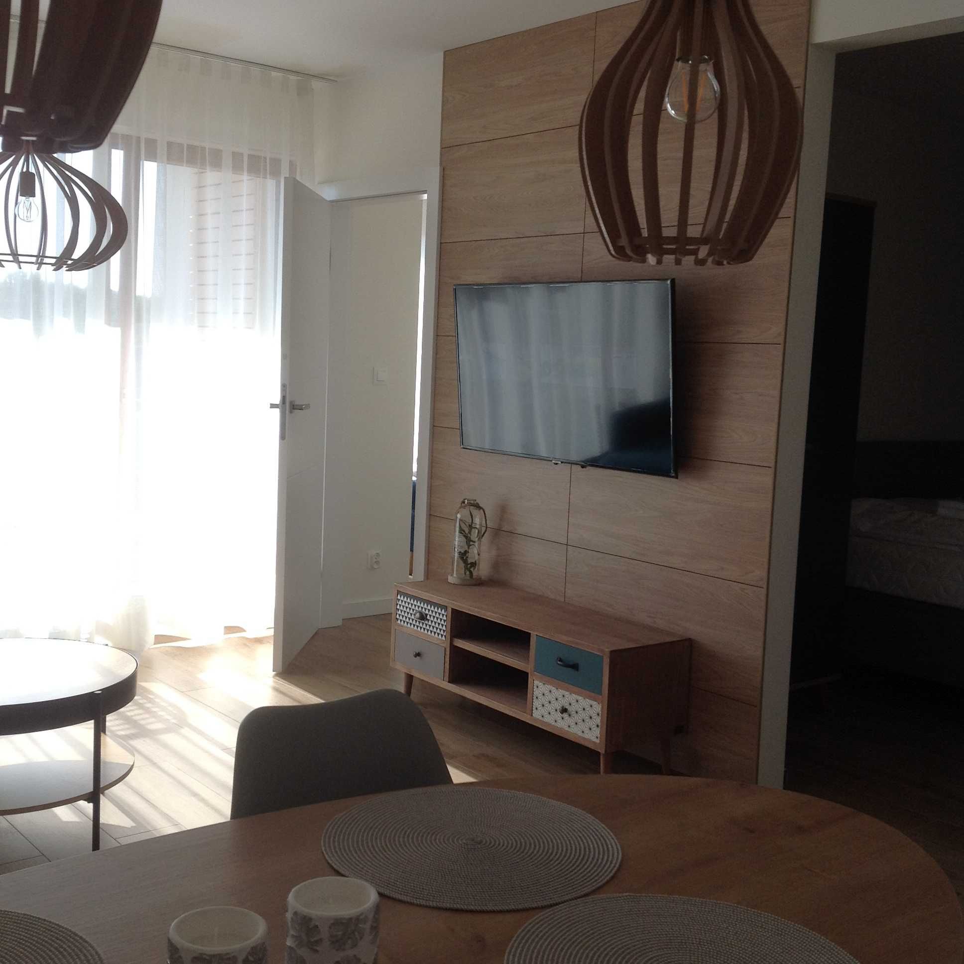 Apartament 47m2 w budynku z basenem wewn., zewn. i sauną. Sarbinowo