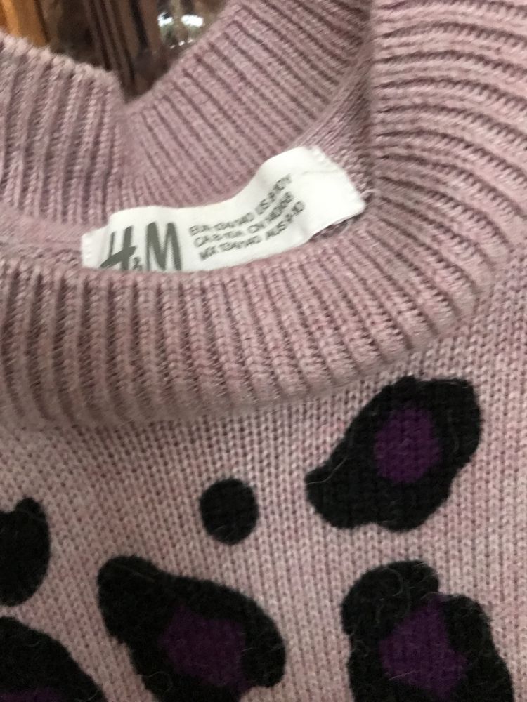 Sweter dla dziewczynki r.  134/140 H&M