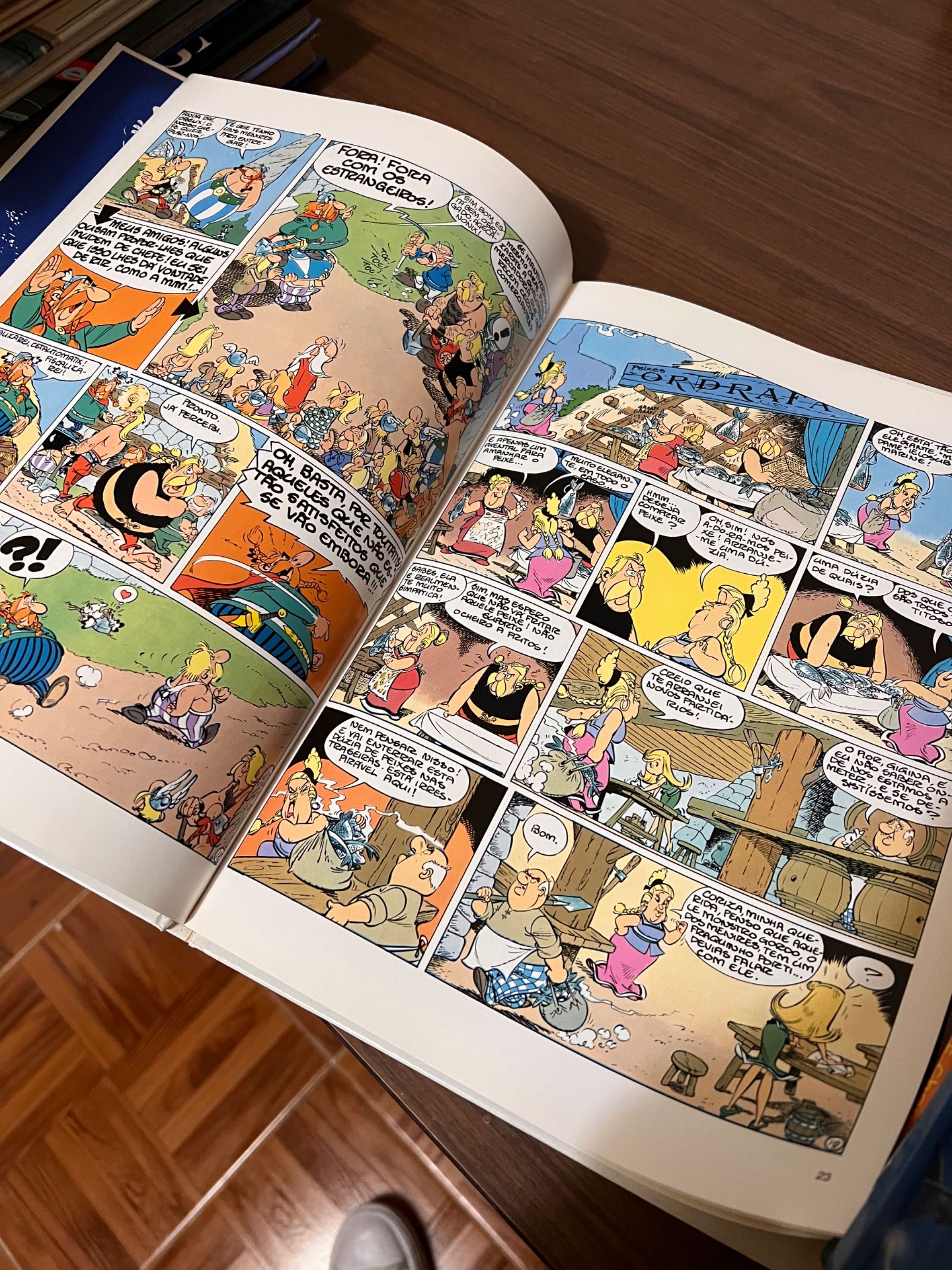 Livro BD Asterix e Obelix