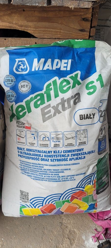 Klej keraflex extra S1 biały