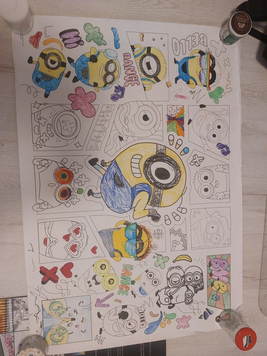 kolorowanki podłogowe XXL