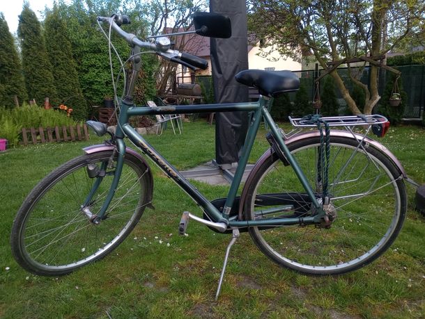 Piękny oryginalny klasyczny rower męski GAZELLE z Holandii...