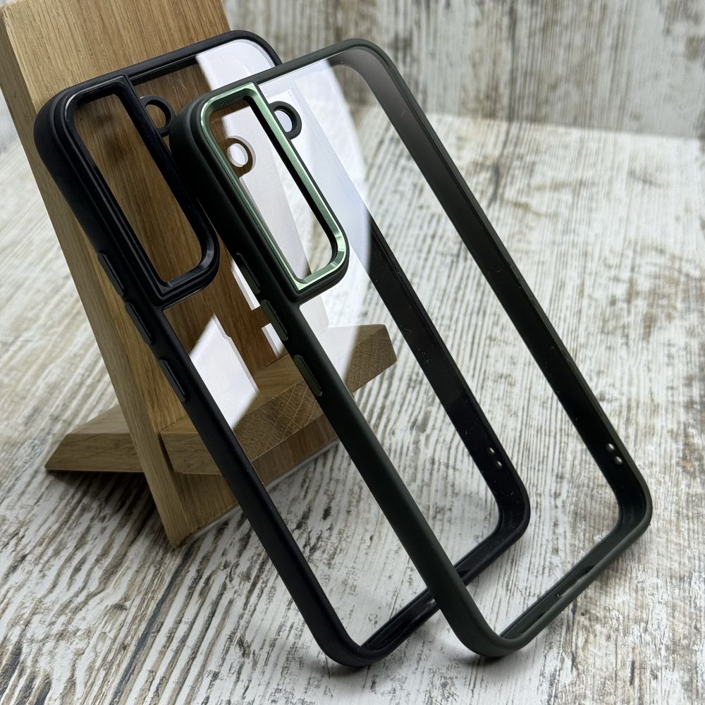 Чехол Clear Metal на Samsung S22/ S22 Plus/ S21 FE Чохол