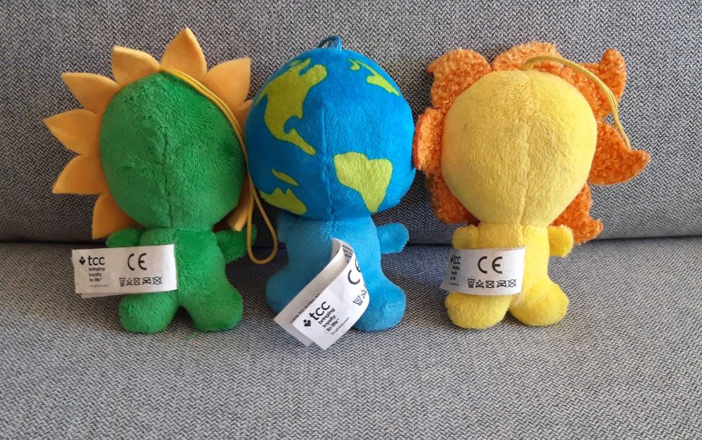 Conjunto de peluches