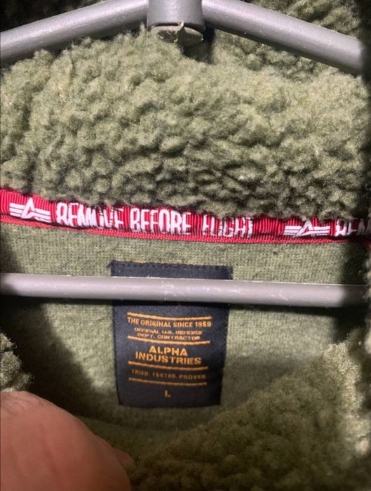 Худi тедик, ALPHA INDUSTRIES в новому станi,кольор хакiL, M.