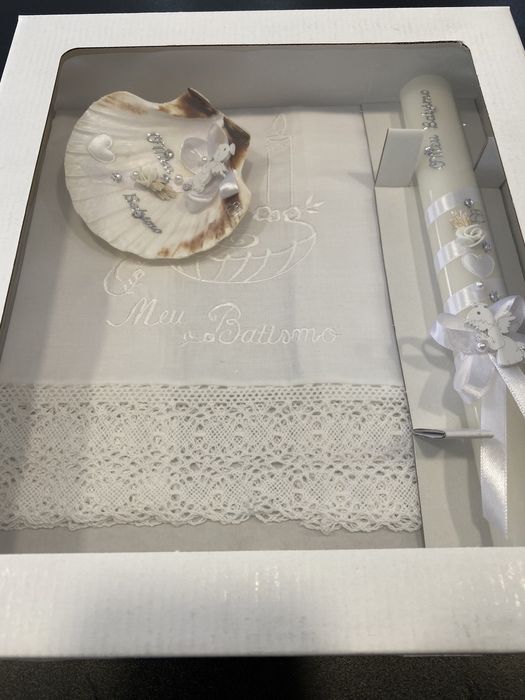 Velas e conjuntos de Batismo