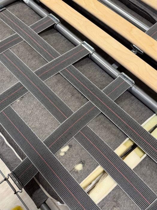 Narożnik skórzany brązowy z funkcją spania