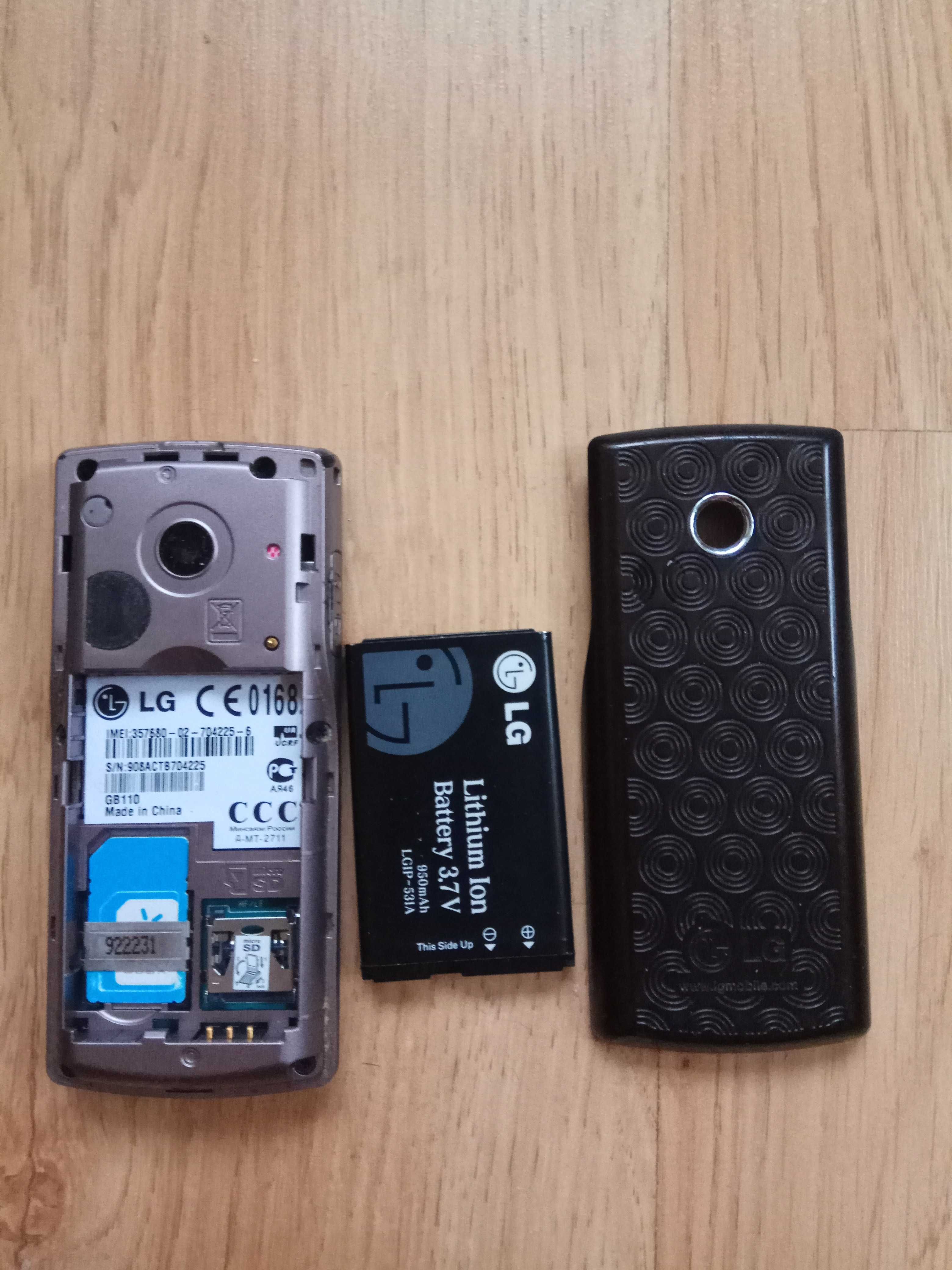 В отл состоянии стильный телефон LG GB110 батарея 5 дней