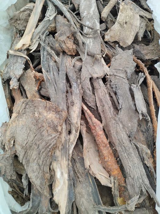 Дрова для расстопки: кора -щепки