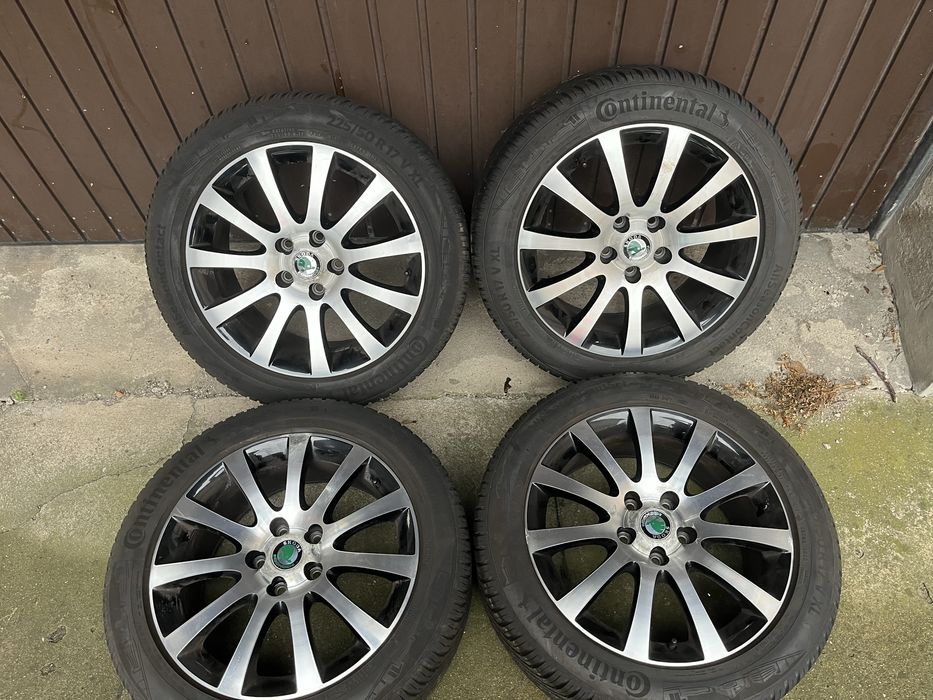Koła aluminiowe zimowe 225/50 17 6mm skoda vw seat alufelgi