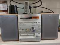 Wieża Sony CMT - CP2W + głośniki + pilot + antena