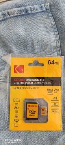 SD карта пам'яті Kodak 32GB, 64GB для телефона, планшета, камери