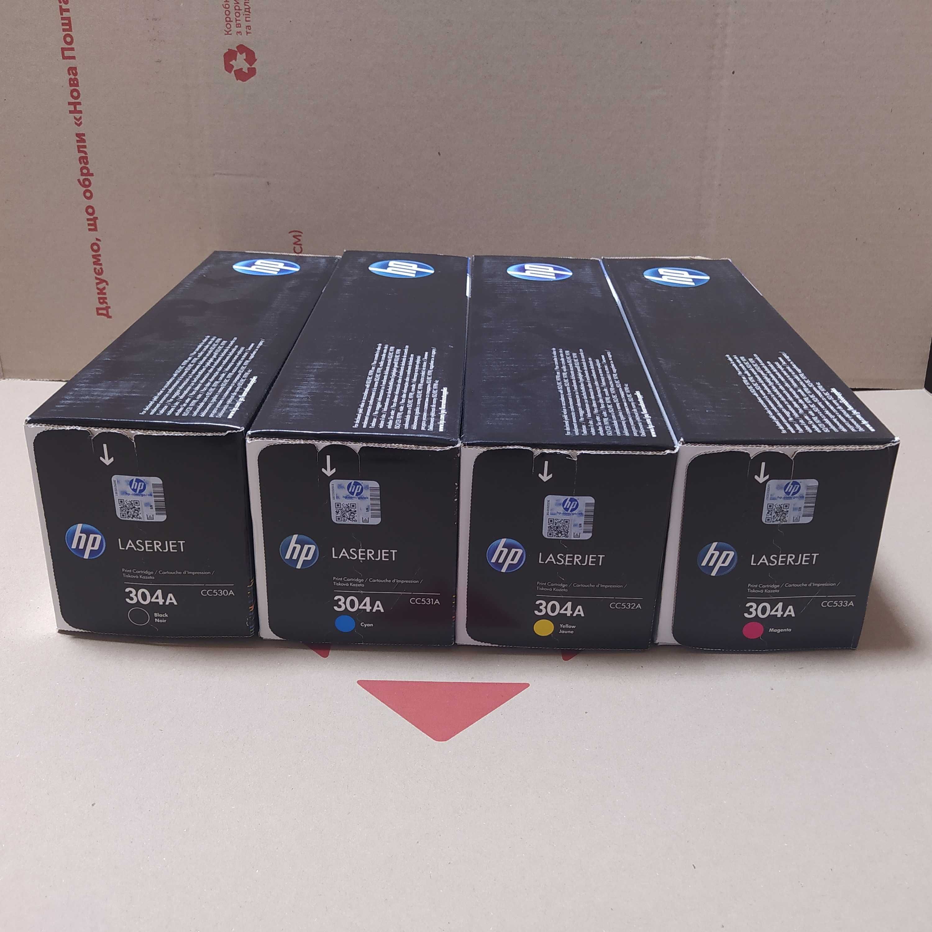 Картридж оригінальний HP 304A CC530A , CC531A , CC532A , CC533A