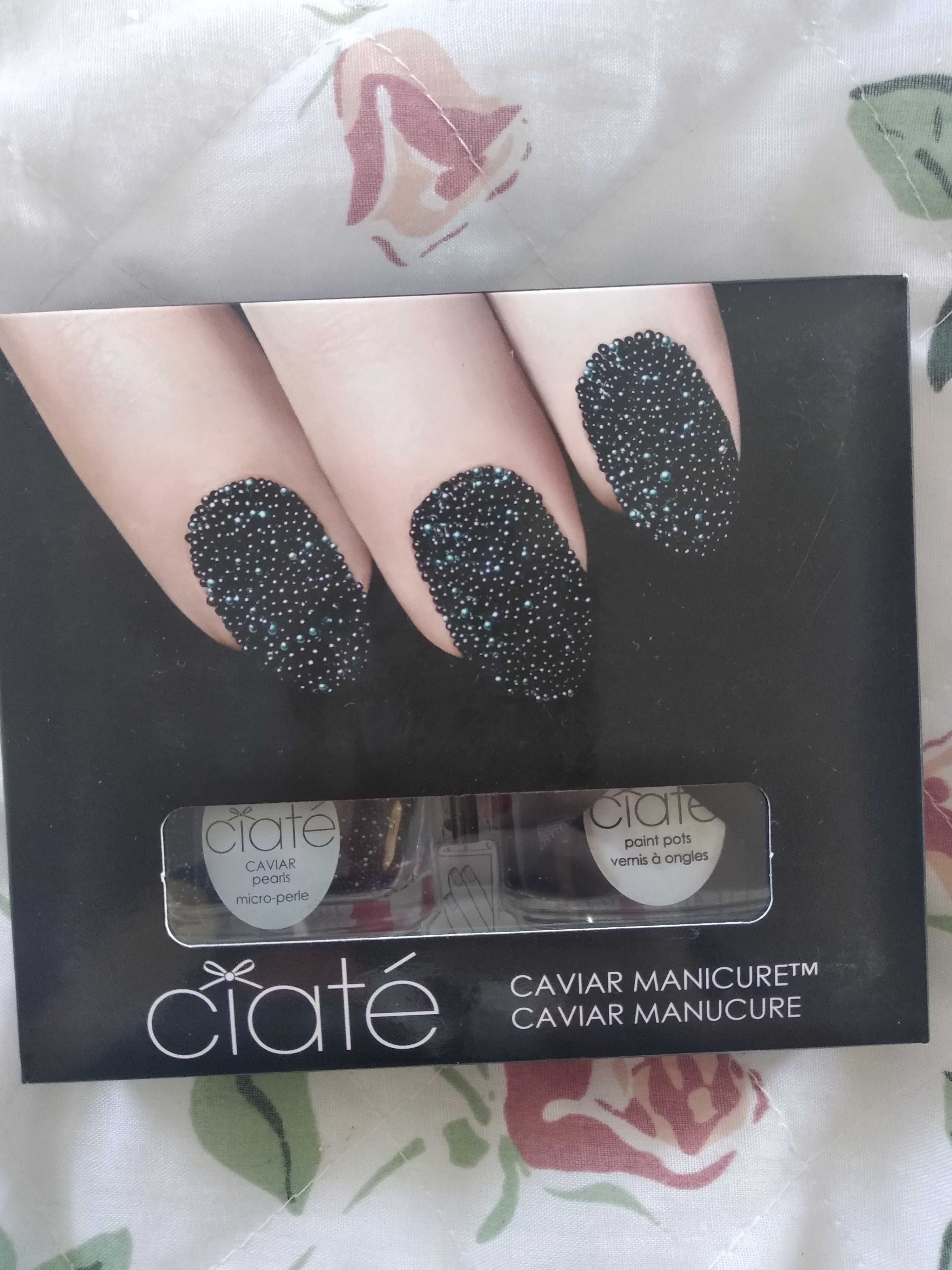 Kawiorowy manicure zestaw CIATE CZARNY