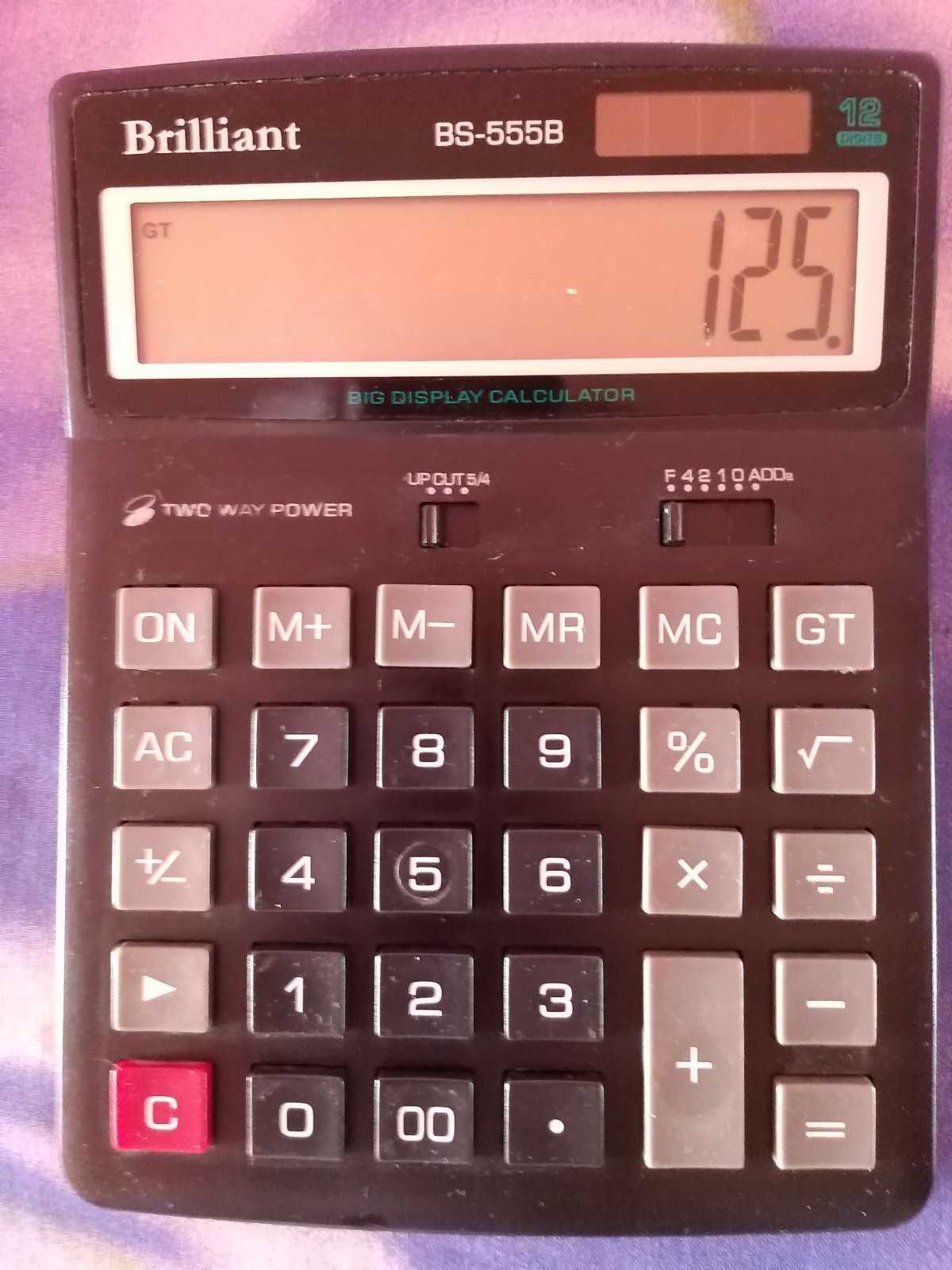 Калькулятор Brilliant большой BS-555 12 разрядов профессиональный