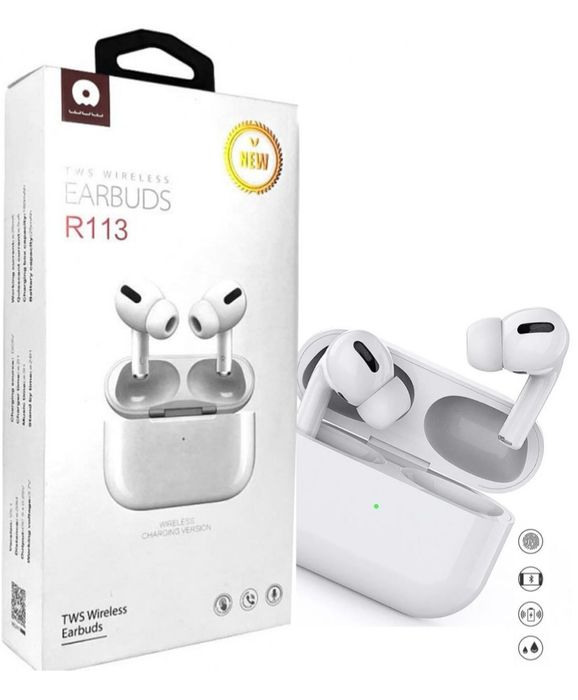 Бездротові навушники WUW R113 TWS Wireless навушники Білий