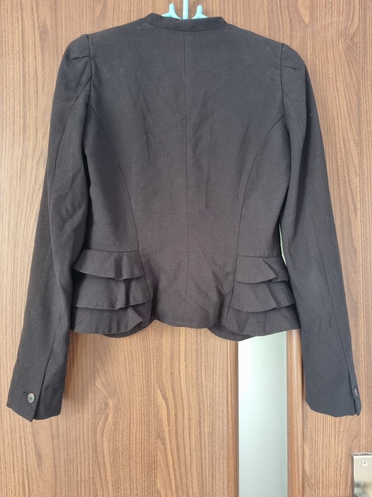 Czarny żakiet rozmiar 34 h&m