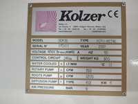 Maszyna do metalizacji pvd Kolzer DGK36