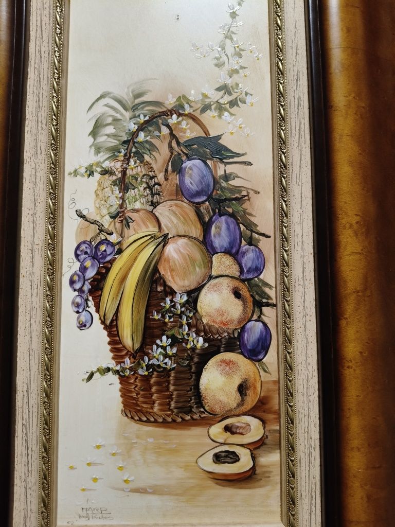Quadro pintado á mão