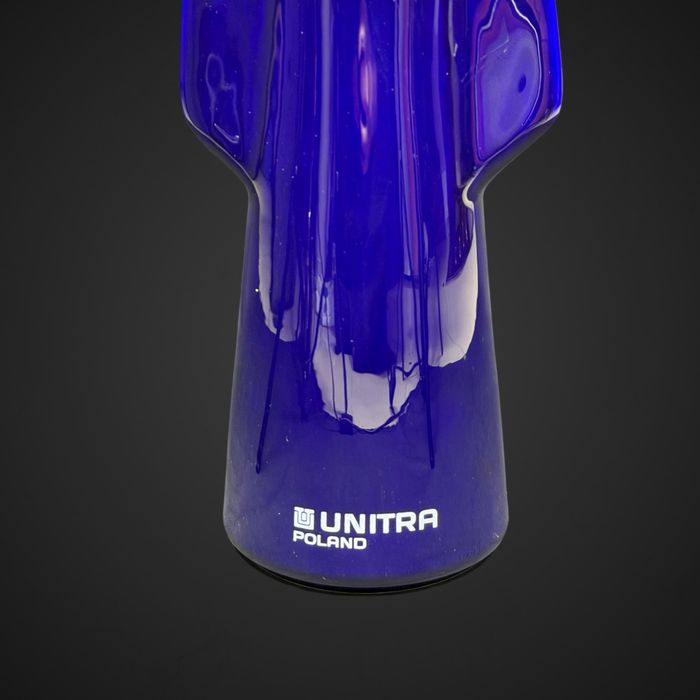 Duży Kobaltowy wazon porcelit Pruszków Unitra Poland B5/110921