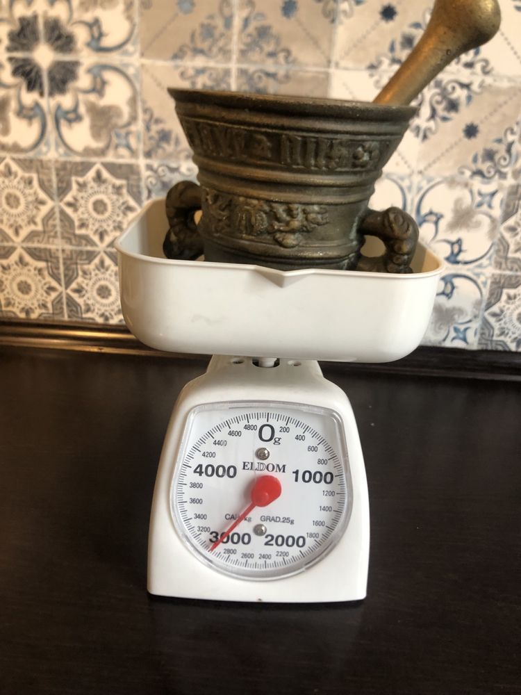 Moździerz z mosiadzu bardzo ciezki i duzy 3 kg