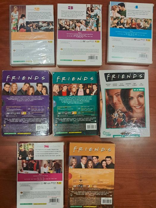 Lote 8 temporadas em DVD Friends