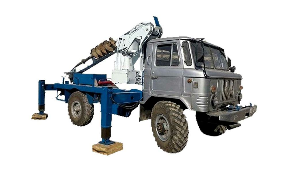 Ямобур бур, автовышка,  установка опор,  электромонтаж, грузоперевозки