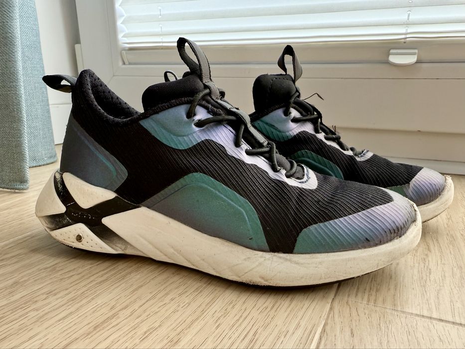 Sneakersy wsuwane czarne, Geox