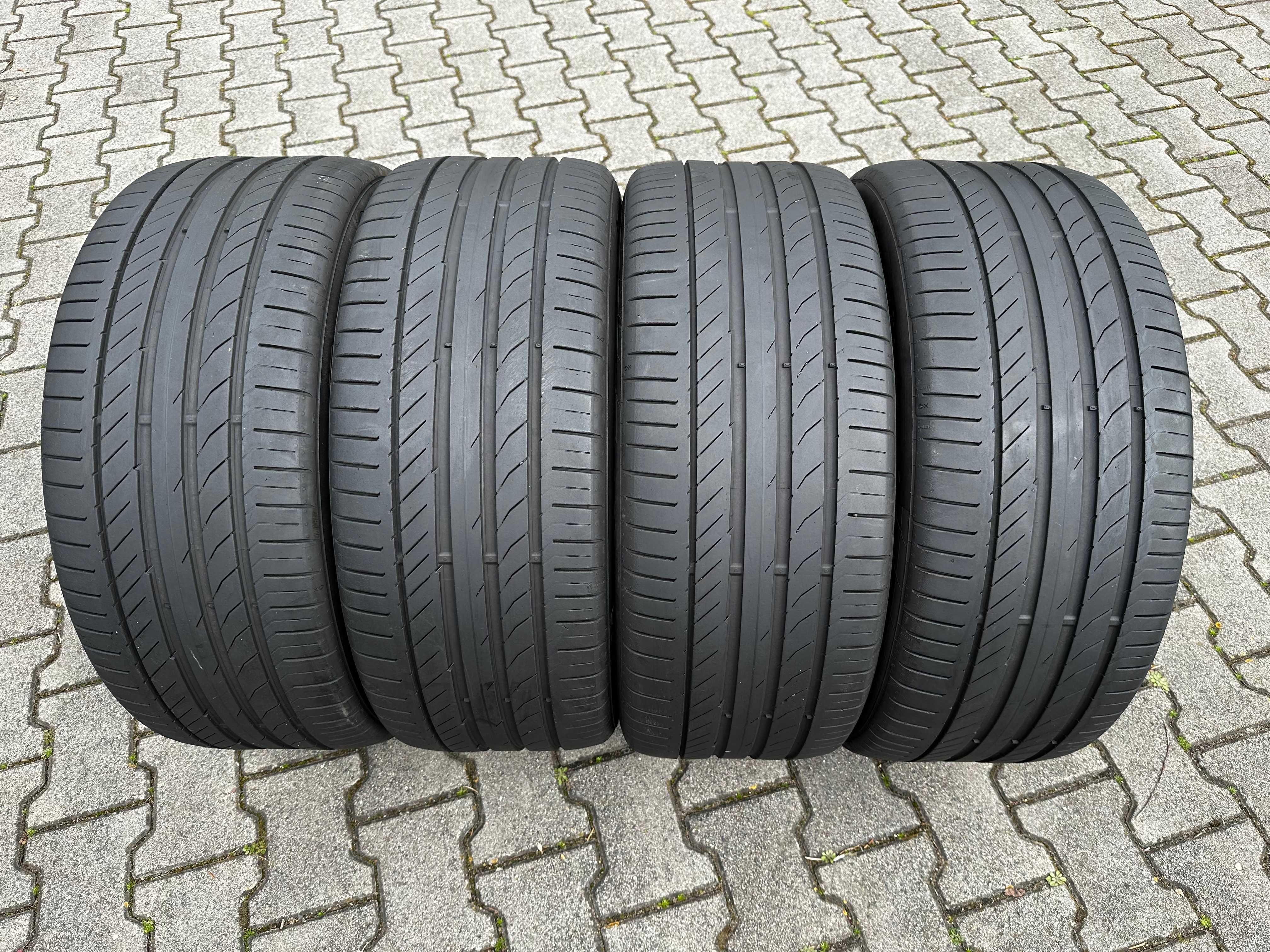 4x opony letnie 255/45r19 100V CONTINENTAL SportContact 5 (5,5mm 2016r